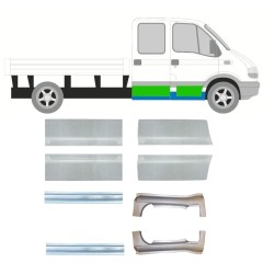 Panel de reparación conjunto para Renault Master 1998-2010 / Izquierda+Derecha / 10260