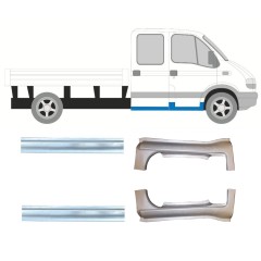 Panel de reparación conjunto para Renault Master 1998-2010 / Izquierda+Derecha / 10261