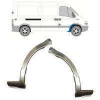Panel de reparación guardabarros delantero para Renault Master 1998-2010 / Izquierda+Derecha / Conjunto 15356
