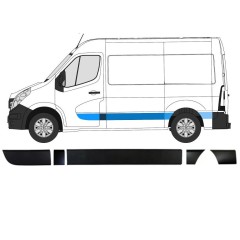 Conjunto de molduras para Renault Master 2010- / Izquierda / 10894
