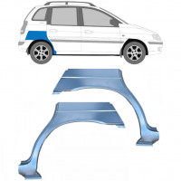 Panel de reparación guardabarros trasero para Hyundai Matrix 2001-2010 / Izquierda+Derecha / Conjunto 9211