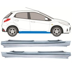 Umbral completo para Mazda 2 2007-2014 / Izquierda+Derecha / Conjunto 12440