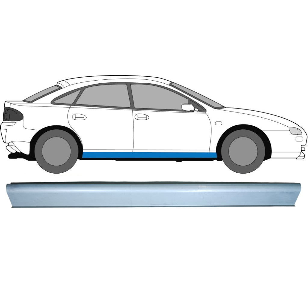 Panel De Reparación Del Umbral Para Mazda 323F 1994-1998 / Izquierda = Derecha (Simétrico) 6684