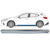 Panel de reparación del umbral para Mazda 3 2013-2019 / Izquierda 16344