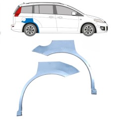 Panel de reparación guardabarros trasero para Mazda 5 2005-2010 / Izquierda+Derecha / Conjunto 9192