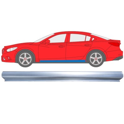 Panel de reparación umbral parte inferior para Mazda 6 2012-2024 / Izquierda 16978