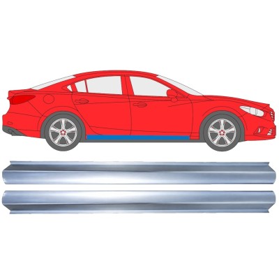 Panel de reparación umbral parte inferior para Mazda 6 2012-2024 / Izquierda+Derecha / Conjunto 16979