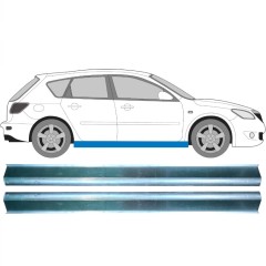 Panel de reparación del umbral para Mazda 3 2003-2009 / Izquierda+Derecha / Conjunto 11357