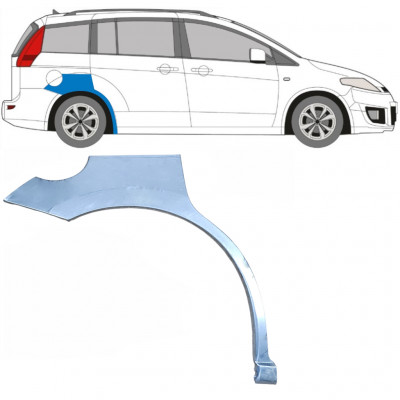 MAZDA 5 2005-2010 PANEL DE REPARACIÓN DEL ALERÓN TRASERO / DERECHA