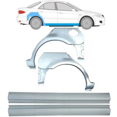 Panel de reparación del umbral + guardabarros trasero para Mazda 6 GG GY 2002-2007 / Izquierda+Derecha / Conjunto 9653