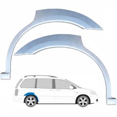 Panel de reparación guardabarros trasero para Mazda MPV 1999-2006 / Izquierda+Derecha / Conjunto 9177