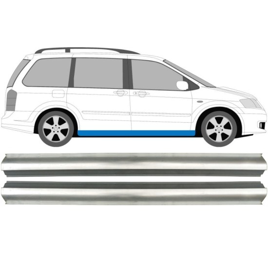 Panel de reparación del umbral para Mazda MPV 1999-2006 / Izquierda = Derecha (simétrico) / Conjunto 10437