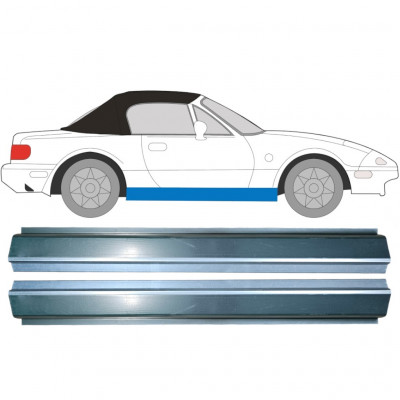 Panel de reparación del umbral para Mazda MX-5 1989-1998 / Izquierda = Derecha (simétrico) / Conjunto 9509