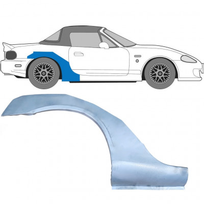 MAZDA MX-5 1998-2005 NB PANEL DE REPARACIÓN DEL ALERÓN TRASERO / DERECHA