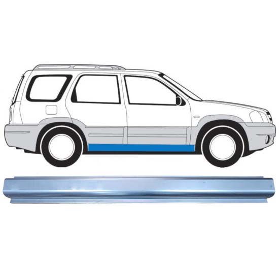 Panel de reparación del umbral para Mazda Tribute 2001-2008 / Izquierda = Derecha (simétrico) 6706