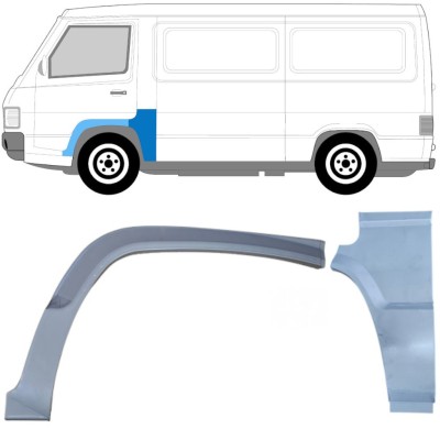 Panel de reparación conjunto para Mercedes MB 100 1988-1996 / Izquierda / 16966