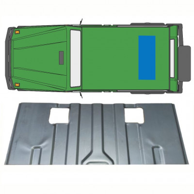 MERCEDES G CLASS 1979- TRASERO SUELO DEL VEHÍCULO PANEL / MEDIO PARTE