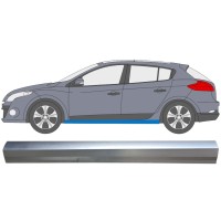 Panel de reparación del umbral para Renault Megane III 2008-2016 / Izquierda 16044