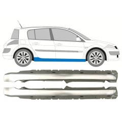 Umbral completo para Renault Megane II 2003-2012 / Izquierda+Derecha / Conjunto 9934