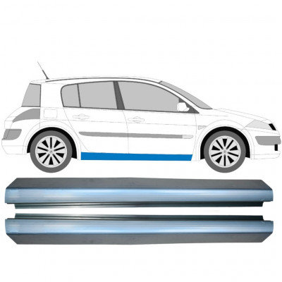 Panel de reparación del umbral para Renault Megane 2003-2012 / Izquierda+Derecha / Conjunto 10581