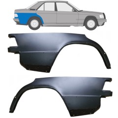 Panel de reparación guardabarros trasero para Mercedes 190 W201 1982-1993 / Izquierda+Derecha / Conjunto 9505