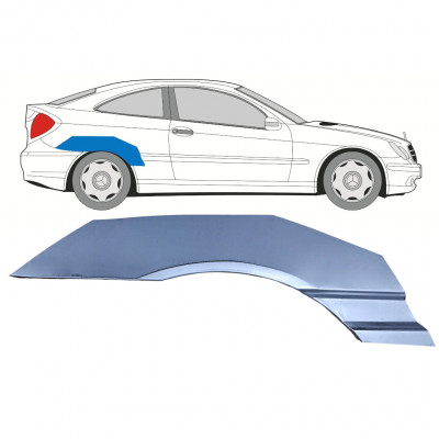 MERCEDES CL203 2000-2008 TRASERO GUARDABARRO SUPERIOR PANEL / DERECHA