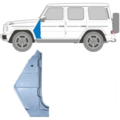 MERCEDES G CLASS 1979- PANEL DE REPARACIÓN DEL ALERÓN DELANTERO / IZQUIERDA