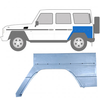 MERCEDES G CLASS 1992- 5 PUERTAS PANEL DE REPARACIÓN DEL ALERÓN TRASERO / IZQUIERDA