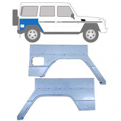 Panel de reparación guardabarros trasero para Mercedes G-Class 1992- / Izquierda+Derecha / Conjunto 9179