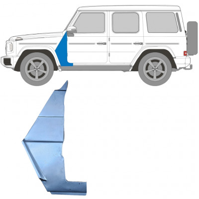 Panel de reparación guardabarros delantero para Mercedes G-Class 1979- / Izquierda 10713