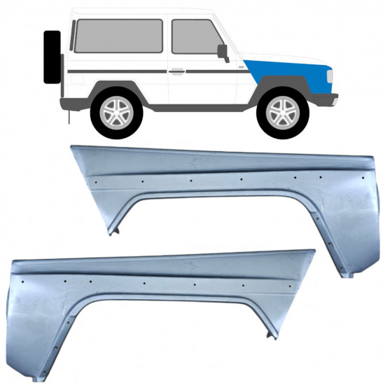 Guardabarro delantero para Mercedes G-Class 1979-1992 / Izquierda+Derecha / Conjunto 9182