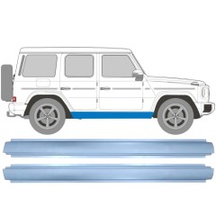 Panel de reparación del umbral para Mercedes G-Class W460 W461 W463 1979- / Izquierda = Derecha (simétrico) / Conjunto 10569