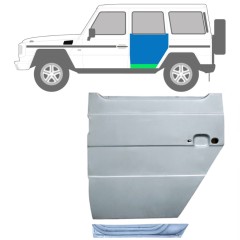 Panel de reparación puerta trasera interna + externa para Mercedes G-Class W460 W461 W463 1979- / Izquierda / Conjunto 12038