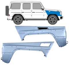 Guardabarro delantero para Mercedes G-Class W461 1997-2001 / Izquierda+Derecha / Conjunto 6520