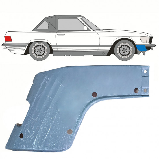 Panel de reparación guardabarros delantero para Mercedes Sl-class 1971-1989 / Derecho 10294