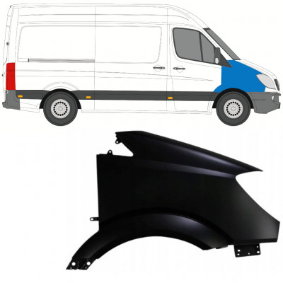 MERCEDES SPRINTER 2006-2013 FRENTE GUARDABARRO / DERECHA