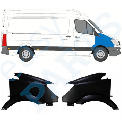 MERCEDES SPRINTER 2006-2013 FRENTE GUARDABARRO / KIT