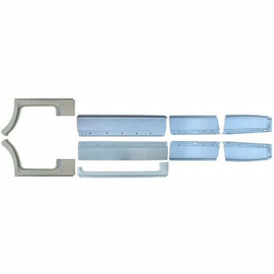 Panel de reparación conjunto para Mercedes Sprinter 2006- / LWB / Izquierda+Derecha /  10665