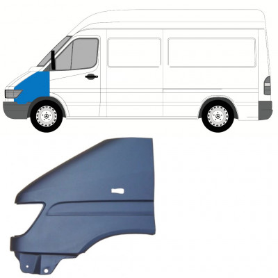 MERCEDES SPRINTER 1995-2000 FRENTE GUARDABARRO / IZQUIERDA