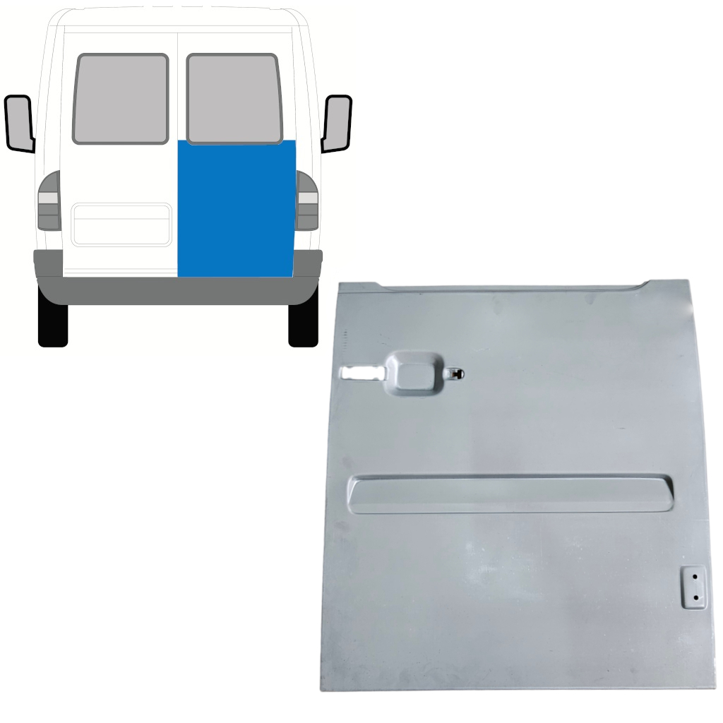 Panel de reparación puerta trasera alta para Mercedes Sprinter 1995-2006 / Derecho 7418