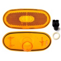 Moldura lateral con lámpara para Mercedes Sprinter 2006-2018 / Izquierda = Derecha (simétrico) 7228