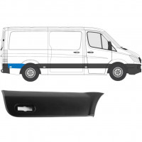 Moldura lateral guardabarros trasero detrás de la rueda para Mercedes Sprinter 2006- / Derecho 7227