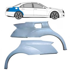 Panel de reparación guardabarros trasero para Mercedes S-Class W221 2005-2013 / Izquierda+Derecha / Conjunto 10088