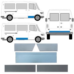 Panel de reparación del puerta para Mercedes T1 207-410 1977-1995 / Izquierda+Derecha / Conjunto 12633