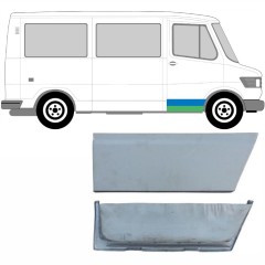 Panel de reparación puerta delantera interna + externa para Mercedes T1 207-410 1977-1995 / Derecho / Conjunto 5233