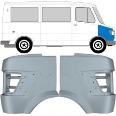 Guardabarro delantero para Mercedes T1 207-410 1977-1995 / Izquierda+Derecha / Conjunto 9562