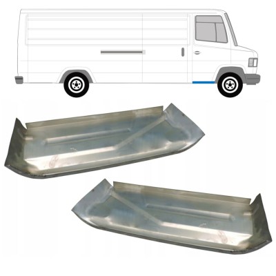 Panel de reparación escalón delantero para Mercedes T2 1986-1996 / Izquierda+Derecha / Conjunto 9796