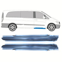 Panel de reparación del umbral puerta delantera para Mercedes Vito W639 2003-2014 / Izquierda+Derecha / Conjunto 9785