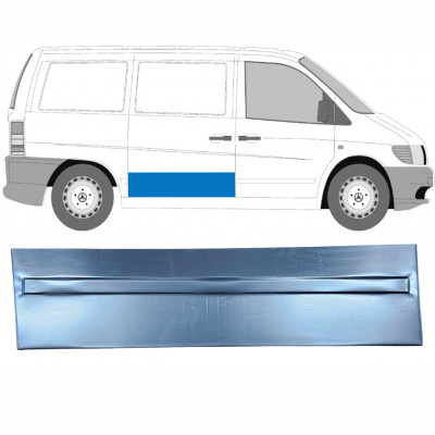 Panel de reparación puerta corredera externa para Mercedes Vito 1996-2003 / Derecho 8279