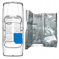 Panel de reparación del piso trasero para Mercedes W123 1975-1985 / Derecho 8305